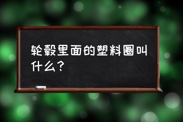 轮毂轴承与哪个部件直接相连 轮毂里面的塑料圈叫什么？