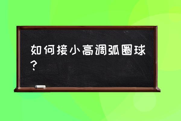 练习弧圈球的诀窍 如何接小高调弧圈球？