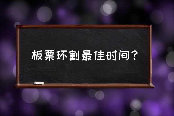 你的秋冬栗子妆已送达妆容教程 板栗环割最佳时间？