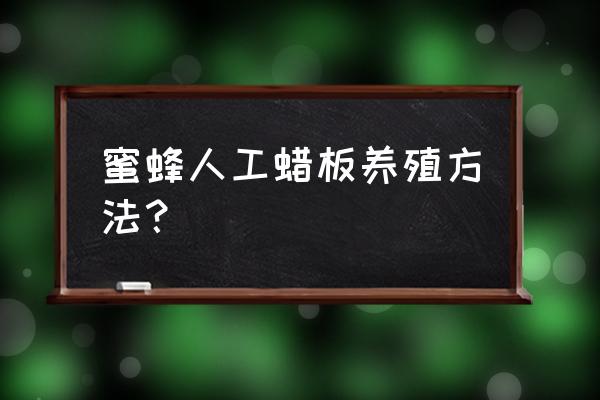 我的世界怎么制作蜂蜡箱 蜜蜂人工蜡板养殖方法？