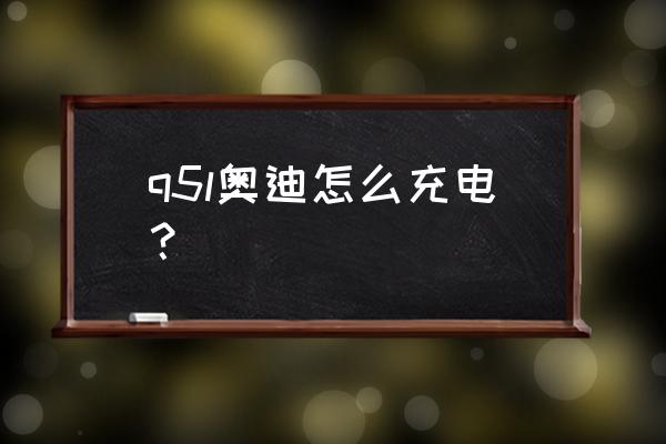 真我q5pro耗电量怎么样 q5l奥迪怎么充电？